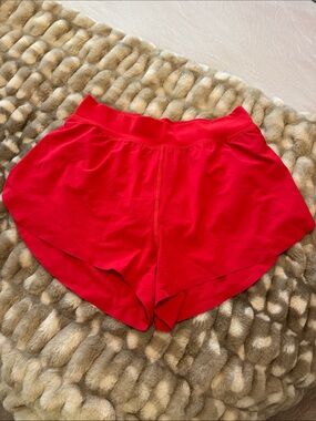 Women’s Red Athletic Shorts - Lightweight Run & Training Shorts
